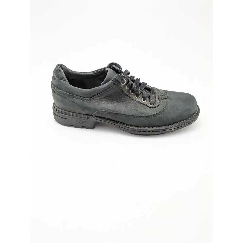 Mens Ugg Australia‎ Oxford Black Leather Casual Outdoor Shoes 5622 Size 10.5